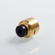 Authentic CoilART DPRO Mini RDA Rebuildable Dripping Atomizer w/ BF Pin - Gold, Stainless Steel, 22mm Diameter
