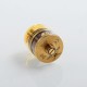 Authentic Oumier WASP Nano RDTA Rebuildable Dripping Tank Atomizer - Gold, Stainless Steel + Glass, 2ml, 22mm Diameter