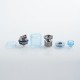 Authentic Ystar Beethoven RTA Rebuildable Tank Atomizer - Blue, Resin + Stainless Steel, 5.5ml, 24.7mm Diameter