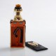 Authentic Snowwolf Mfeng Limited Edition 200W TC VW Variable Wattage Mod + Mfeng Tank Kit - Black + Gold, 10~200W, 2 x 18650