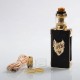 Authentic Snowwolf Mfeng Limited Edition 200W TC VW Variable Wattage Mod + Mfeng Tank Kit - Black + Gold, 10~200W, 2 x 18650