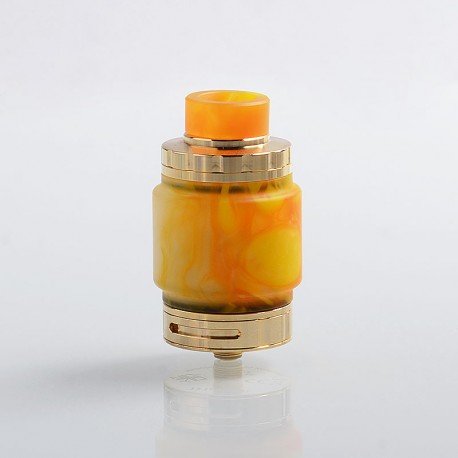 Authentic VandyVape Triple 2 RTA Rebuildable Tank Atomizer - Gold, Stainless Steel, 7ml, 28mm Diameter