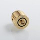 Authentic Vandy Vape Capstone RDA Rebuildable Dripping Atomizer w/ BF Pin - Gold, Stainless Steel, 24mm Diameter