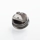 Authentic Vandy Vape Capstone RDA Rebuildable Dripping Atomizer w/ BF Pin - Silver, Stainless Steel, 24mm Diameter