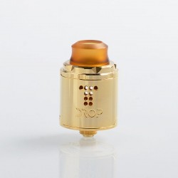 Authentic Digi Drop Solo RDA Rebuildable Dripping Atomizer w/ BF Pin - Gold, Stainless Steel, 22mm Diameter