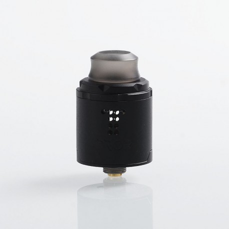Authentic Digiflavor Drop Solo RDA Rebuildable Dripping Atomizer w/ BF Pin - Black, Stainless Steel, 22mm Diameter
