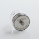Authentic Steam Crave Glaz RDSA Rebuildable Dripping Squonking Atomizer w/ BF Pin - Silver, Stainless Steel, 30mm Diameter