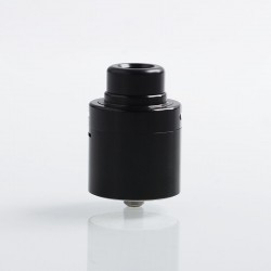 Authentic Cthulhu Zathog RDA Rebuildable Dripping Atomizer w/ BF Pin - Black, Stainless Steel, 30mm Diameter
