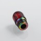 Authentic Shield Adjustable 510 Drip Tip for RDA / RTA / Sub Ohm Tank Atomizer - Red, Resin, 19mm