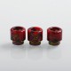 Authentic Shield Adjustable 810 Drip Tip for TFV8 / TFV12 Tank / 528 Goon / Kennedy / Reload RDA - Red, Resin, 16.5mm