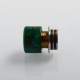 Authentic Shield Adjustable 810 Drip Tip for TFV8 / TFV12 Tank / 528 Goon / Kennedy / Reload RDA - Green, Resin, 16.5mm