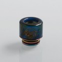 Authentic Shield Adjustable 810 Drip Tip for TFV8 / TFV12 Tank / 528 Goon / Kennedy / Reload RDA - Blue, Resin, 16.5mm