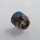 Authentic Shield Adjustable 810 Drip Tip for TFV8 / TFV12 Tank / 528 Goon / Kennedy / Reload RDA - Blue, Resin, 16.5mm
