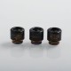 Authentic Shield Adjustable 810 Drip Tip for TFV8 / TFV12 Tank / 528 Goon / Kennedy / Reload RDA - Black, Resin, 16.5mm