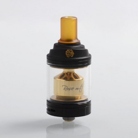 Authentic Fumytech Rose MTL RTA Rebuildable Tank Atomizer Limited Edition - Gold, Stainless Steel, 3.5ml, 24mm Diameter