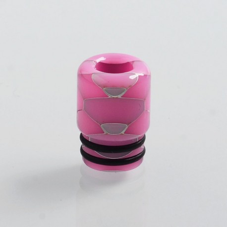 510 Replacement Drip Tip for RDA / RTA / Sub Ohm Tank Atomizer - Pink, Resin, 14mm