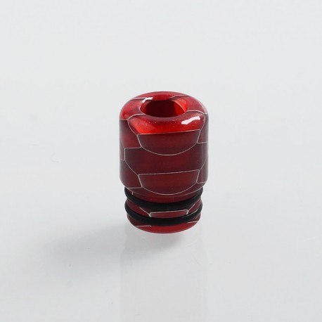 510 Replacement Drip Tip for RDA / RTA / Sub Ohm Tank Atomizer - Red, Resin, 14mm