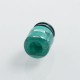 510 Replacement Drip Tip for RDA / RTA / Sub Ohm Tank Atomizer - Green, Resin, 14mm