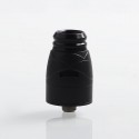Authentic Hugsvape Theseus RDA Rebuildable Dripping Atomizer w/ BF Pin - Black, Stainless Steel, 22mm Diameter