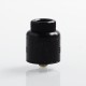Authentic Wotofo Warrior RDA Rebuildable Dripping Atomizer w/ BF Pin - Black, Stainless Steel, 25mm Diameter