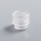 Authentic Wotofo Replacement 810 Drip Tip for Recurve RDA - Clear Frosted, Acrylic