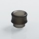 Authentic Wotofo Replacement 810 Drip Tip for Recurve RDA - Black Frosted, Acrylic
