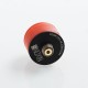 Authentic GAS Mods Nixon S RDA Rebuildable Dripping Atomizer w/ BF Pin - Red + Black, PMMA + Stainless Steel, 22mm Diameter
