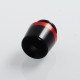 Authentic Vapesoon 810 Drip Tip for TFV8 / TFV12 Tank / Goon / Kennedy / Reload RDA - Red, POM + Aluminum, 17mm