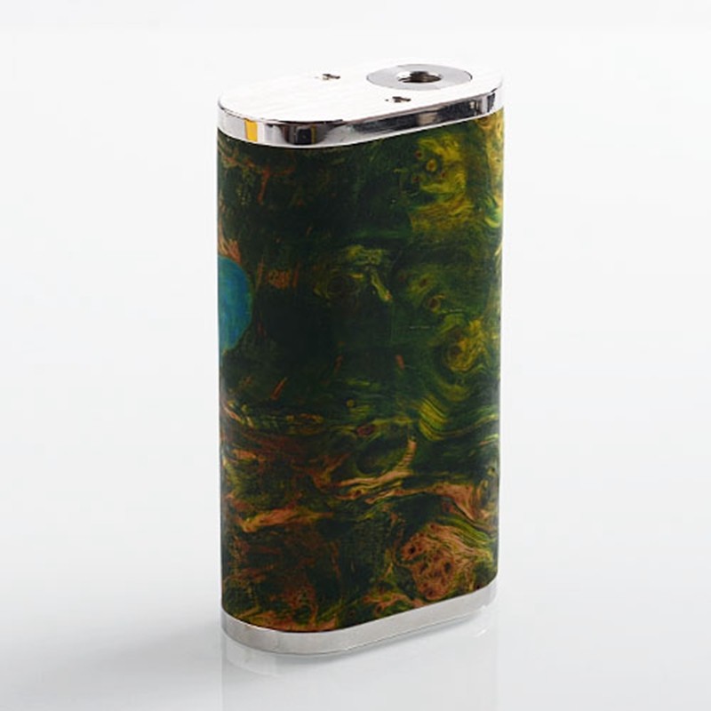 Buy Asmodus Pumper 18 Green Stabilized Wood 18650 Squonk Box Mod
