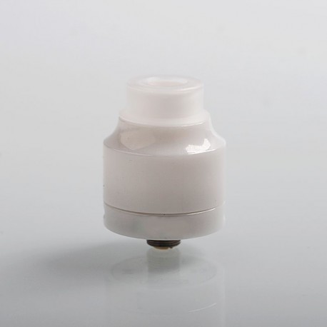 Authentic Ystar Nuwa RDA Rebuildable Dripping Atomizer w/ BF Pin - White, Ceramic, 24mm Diameter