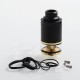 Authentic SynthetiCloud Alpine RDTA Rebuildable Tank Atomizer - Black, Stainless Steel, 3ml, 24mm Diameter
