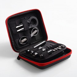 Authentic Fumytech Purely DIY Kit for Coil Building - Screwdriver + Pliers + Scissors + Tweezers + Coiling Jigs