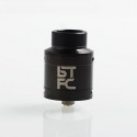 Authentic Augvape BTFC RDA Rebuildable Dripping Atomizer w/ BF Pin - Black, Stainless Steel, 25mm Diameter