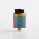 Authentic Hellvape Aequitas RDA Rebuildable Dripping Atomizer w/ BF Pin - Rainbow, Stainless Steel, 24mm Diameter