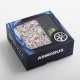 Authentic Asmodus Spruzza 80W TC VW Squonk Box Mod Mosaic Edition + Oni-One RDA Kit - Green + White, 5~80W, 1 x 18650, 6ml