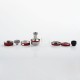 Authentic Steam Crave Aromamizer Plus RDTA Rebuildable Dripping Tank Atomizer - Red, Stainless Steel, 10ml, 30mm Diameter
