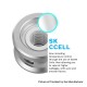 Authentic Vaporesso Replacement SK CCELL Coil Head for Skrr Sub Ohm Tank - 0.5 Ohm (20~35W) (3 PCS)