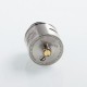 Authentic Asmodus Vault RDA Rebuildable Dripping Atomizer w/ BF Pin - Silver, Stainless Steel, 24mm Diameter