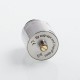 Authentic Augvape BTFC RDA Rebuildable Dripping Atomizer w/ BF Pin - Silver, Stainless Steel, 25mm Diameter