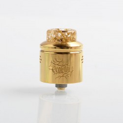 Authentic Wotofo Profile RDA Rebuildable Dripping Atomizer w/ BF Pin - Gold, Stainless Steel, 24mm Diameter
