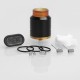 Authentic IJOY Combo RDA Rebuildable Dripping Atomizer - Black, Stainless Steel, 25mm Diameter