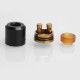 Authentic IJOY Combo RDA Rebuildable Dripping Atomizer - Black, Stainless Steel, 25mm Diameter