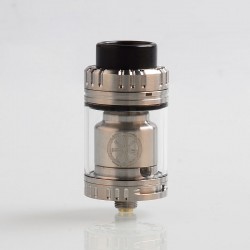 Authentic Asmodus Voluna V2 RTA Rebuildable Tank Atomizer - Silver, Stainless Steel, 3.2ml, 25mm