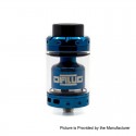 Authentic Asmodus Dawg RTA Rebuildable Tank Atomizer - Blue, Stainless Steel, 3.2ml, 25mm Diameter