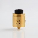 Authentic Shield Mark XLIV RDA Rebuildable Dripping Atomizer - Gold, Stainless Steel, 30mm Diameter
