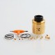Authentic Shield Mark XLIV RDA Rebuildable Dripping Atomizer - Gold, Stainless Steel, 30mm Diameter