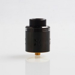 Authentic Shield Mark XLIV RDA Rebuildable Dripping Atomizer - Black, Stainless Steel, 30mm Diameter