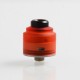 Authentic GAS Mods Nixon S RDA Rebuildable Dripping Atomizer w/ BF Pin - Red + Silver, PMMA + Stainless Steel, 22mm Diameter
