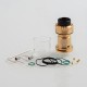 Authentic Asmodus Voluna V2 RTA Rebuildable Tank Atomizer - Gold, Stainless Steel, 3.2ml, 25mm