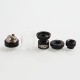 Authentic Asmodus Dawg RTA Rebuildable Tank Atomizer - Black, Stainless Steel, 3.2ml, 25mm Diameter